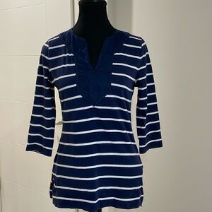 Ralph Lauren Nautical Petite striped cotton tunic